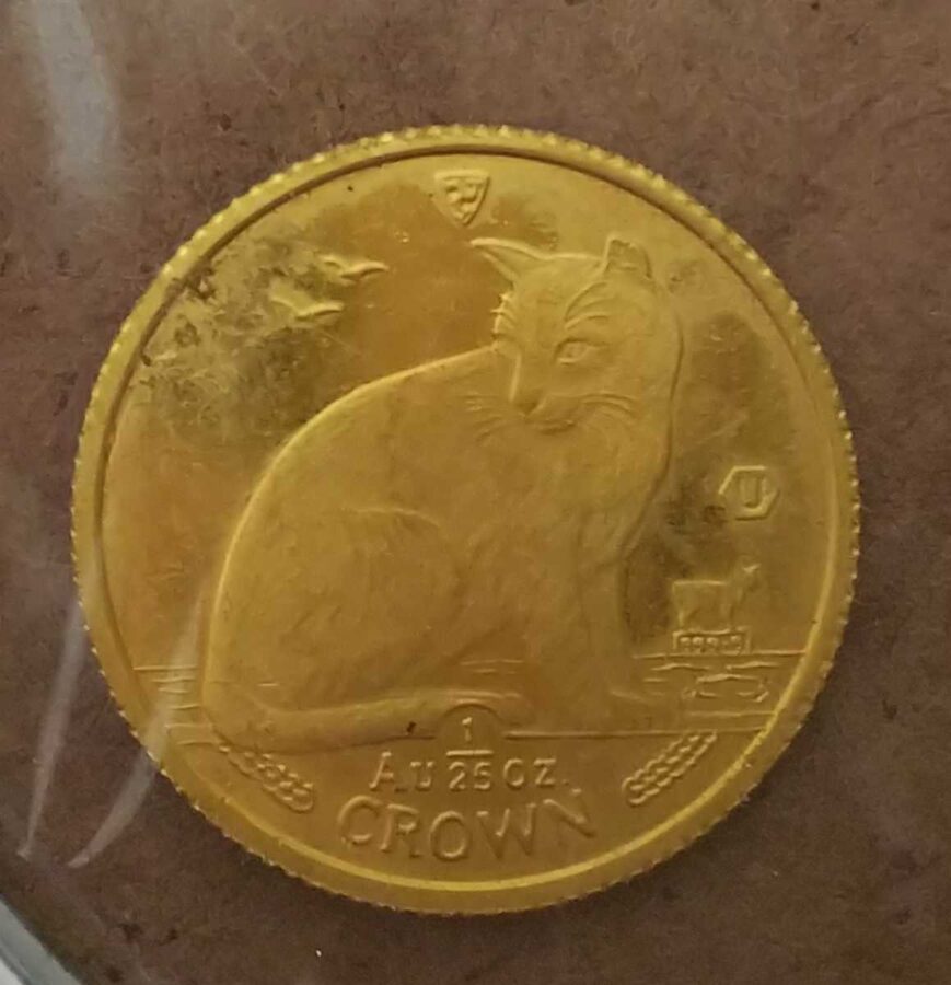 K24 キャット 金貨 コイン 1/10オンス 3.11g 招き猫 純金 流通品